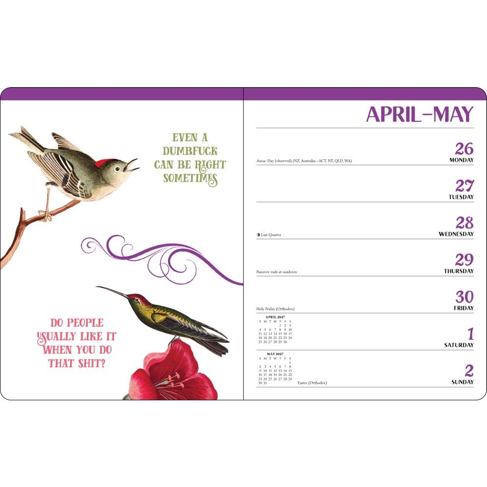 Effin Birds 2027 Engagement Planner Second Alternate Image