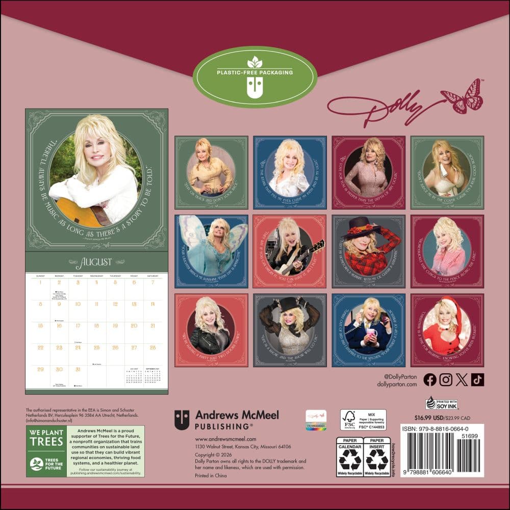 Dolly Parton 2027 Wall Calendar First Alternate Image