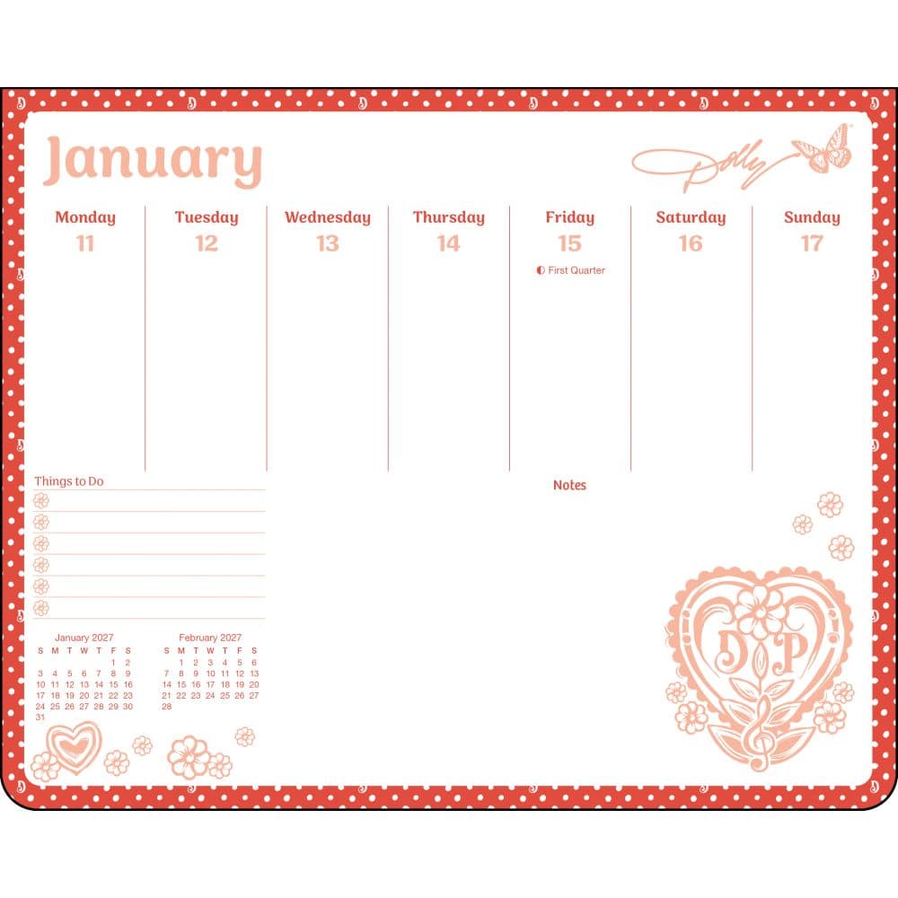Dolly Parton 2027 Desk Pad Third Alternate Image