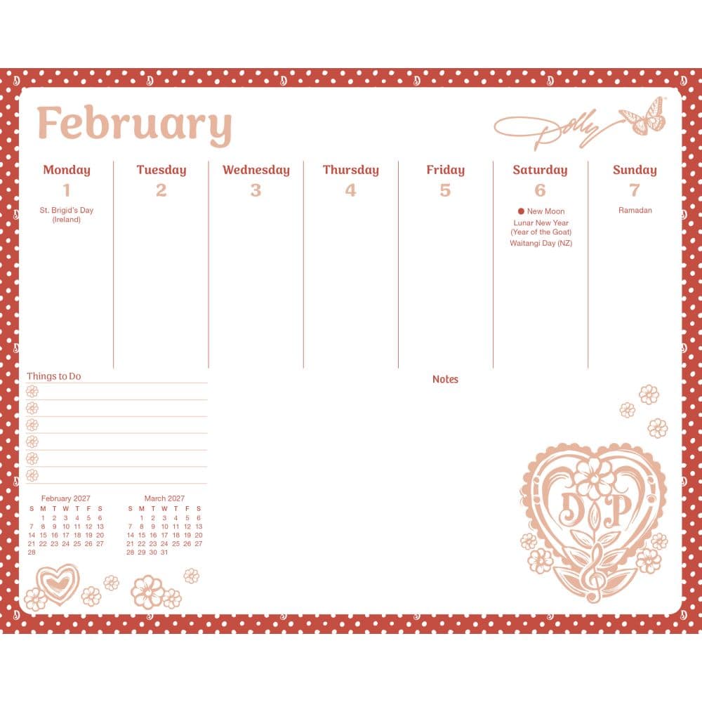 Dolly Parton 2027 Desk Pad Fifth Alternate Image
