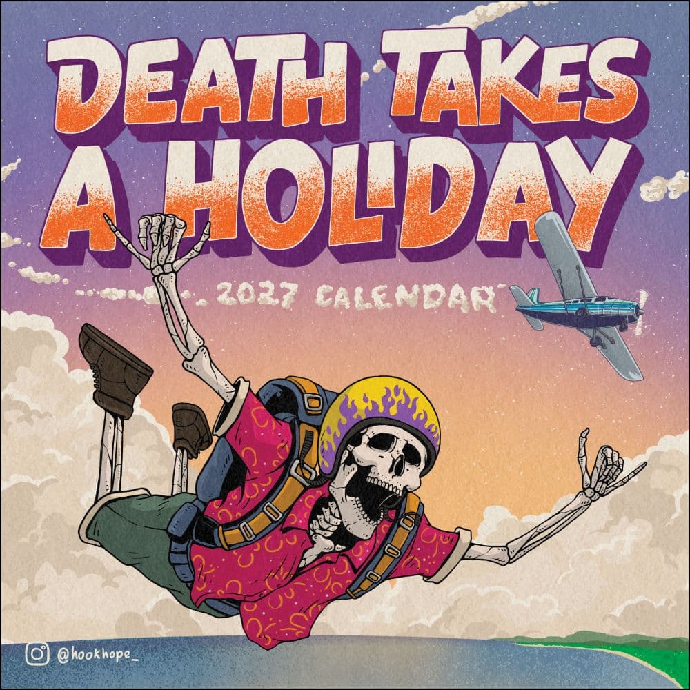 Death Takes a Holiday 2027 Wall Calendar Main Product Image