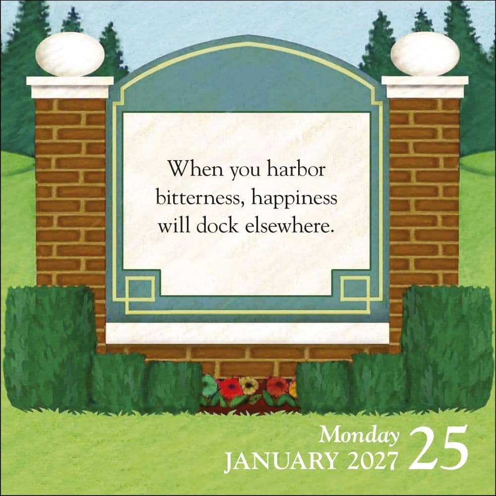 Church Signs 2027 Desk Calendar Second Alternate Image
