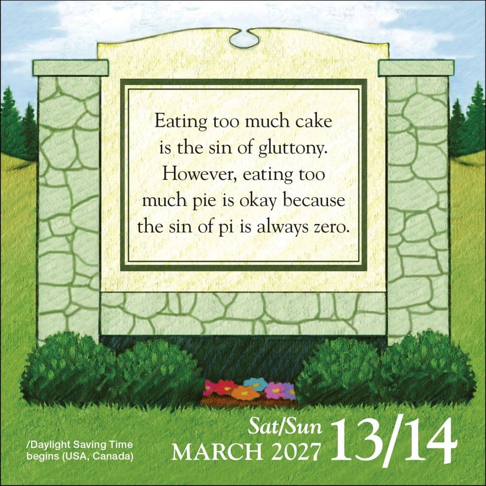 Church Signs 2027 Desk Calendar Third Alternate Image