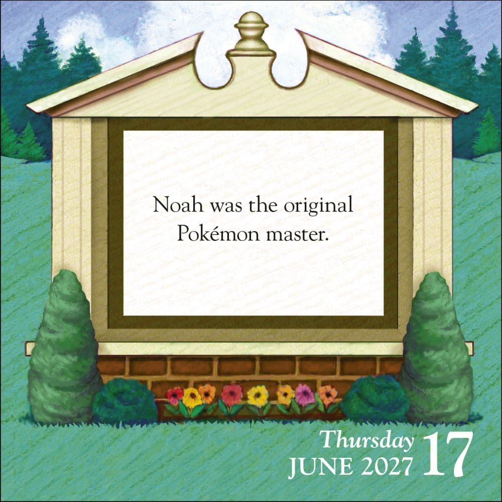Church Signs 2027 Desk Calendar Fifth Alternate Image