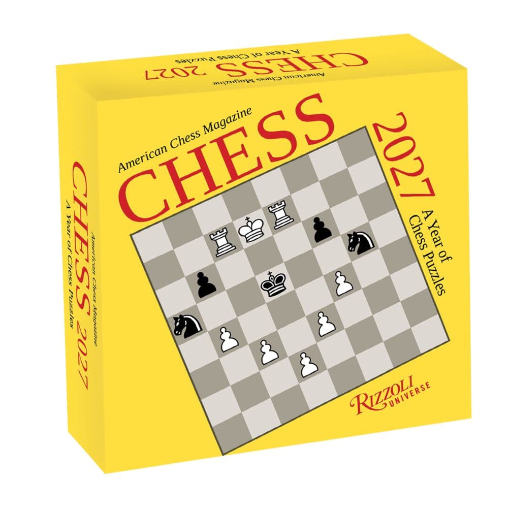 Chess 2027 Desk Calendar Main Product Image