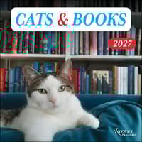image Cats and Books 2027 Wall Calendar Main Product Image