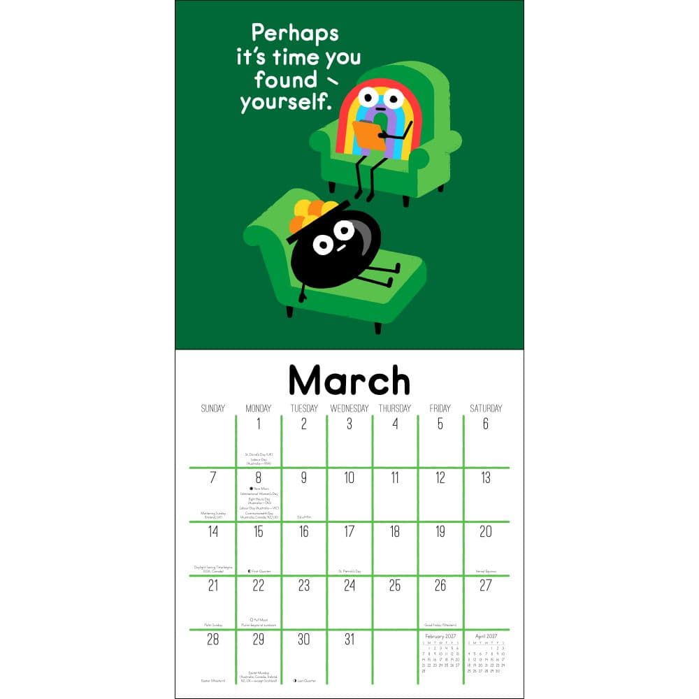 The Art of David Olenick 2027 Wall Calendar Second Alternate Image