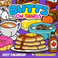image Butts on Things 2027 Wall Calendar Main Product Image