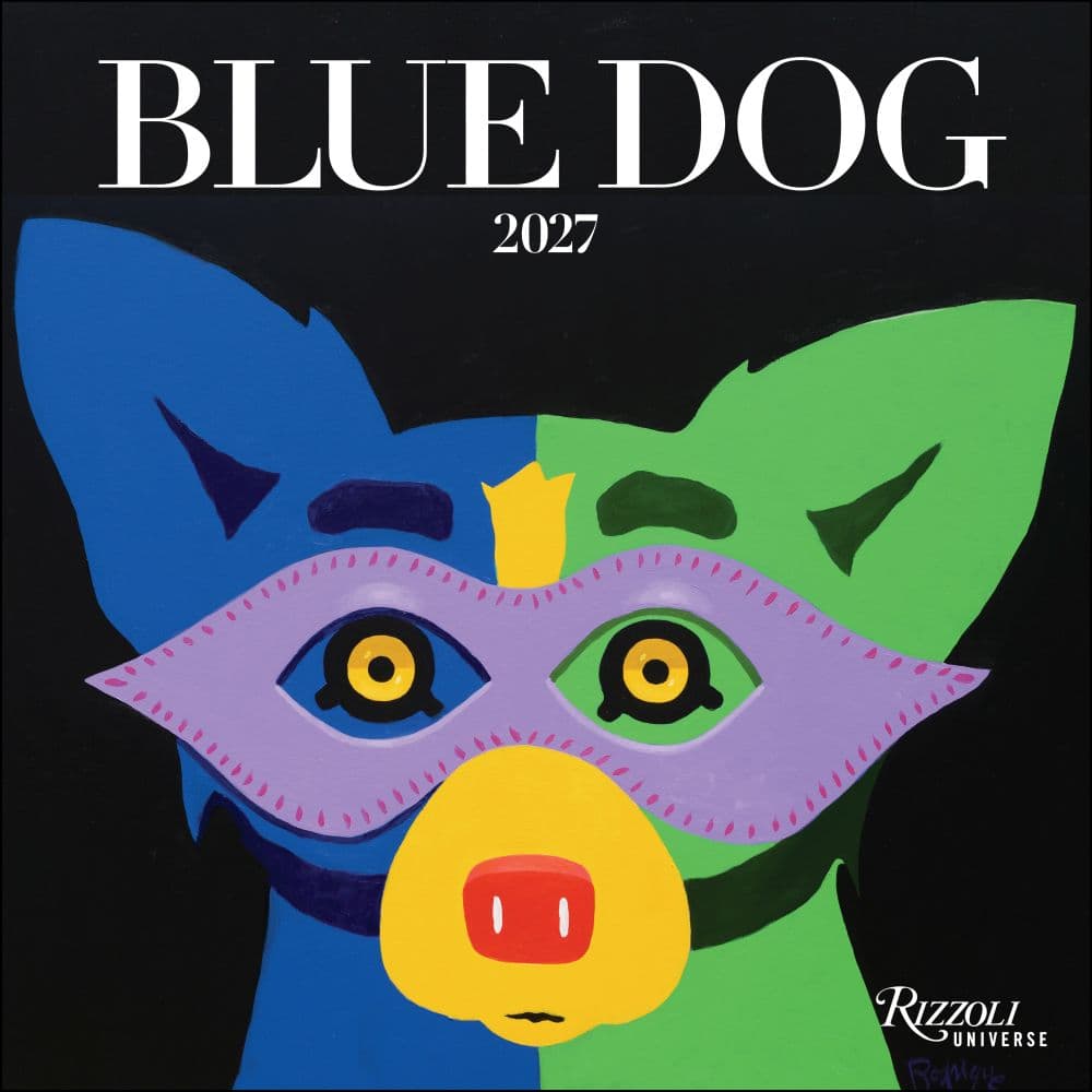 image Blue Dog 2027 Wall Calendar by George Rodrigue Main Product Image
