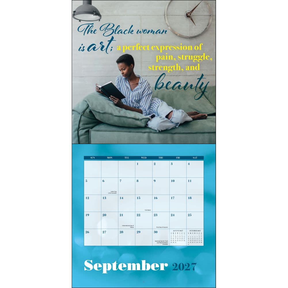 Black Girl Magic 2027 Wall Calendar Fourth Alternate Image