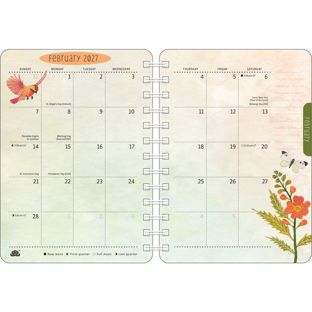 Birds of a Feather 2027 Weekly Planner Second Alternate Image