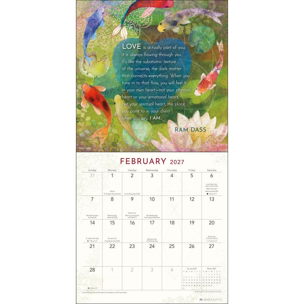 Be Here Now 2027 Wall Calendar by Ram Dass Second Alternate Image
