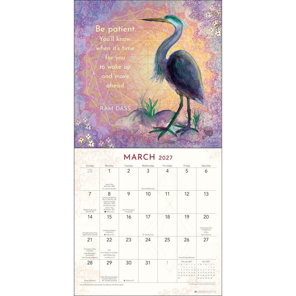 Be Here Now 2027 Wall Calendar by Ram Dass Third Alternate Image