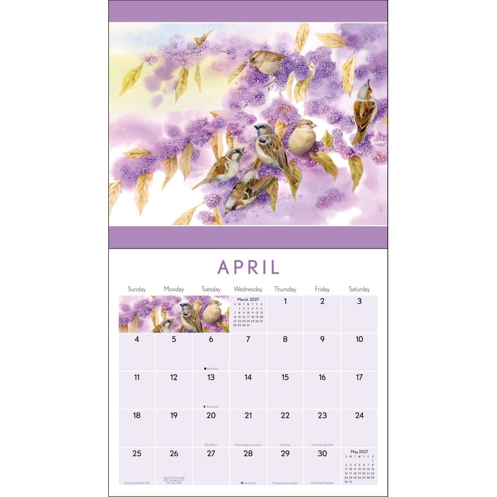 Natures Inspiration 2027 Wall Calendar by Marjolein Bastin Third Alternate Image