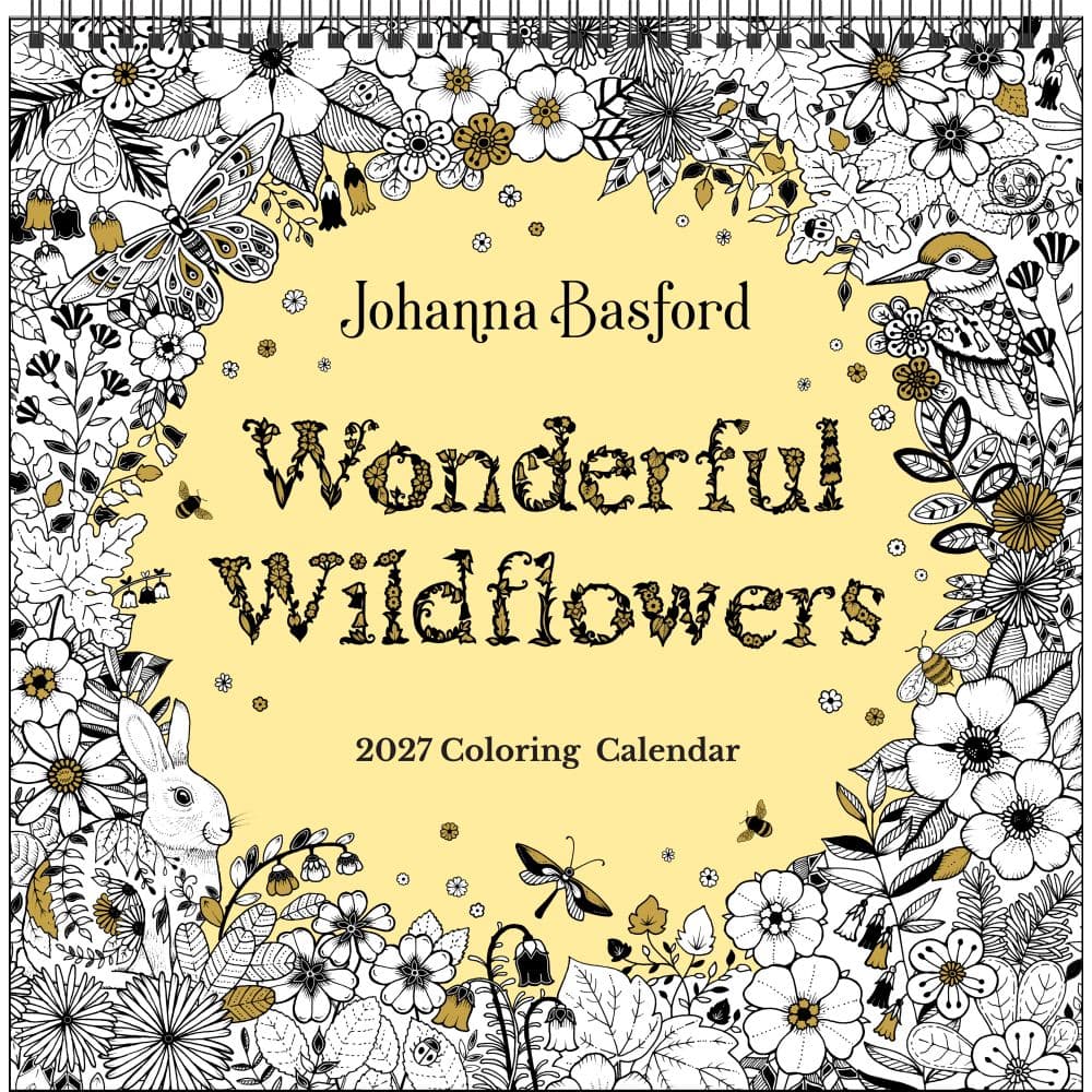 Magical Worlds 2027 Wall Calendar by Johanna Basford Main Product Image
