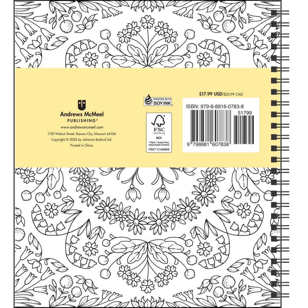 Johanna Basford Coloring 2027 Planner First Alternate Image