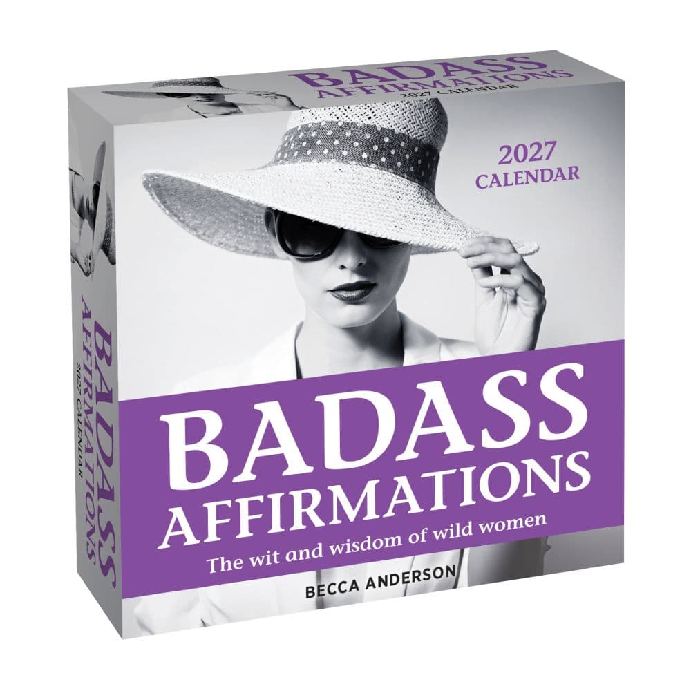 Badass Affirmations 2027 Desk Calendar