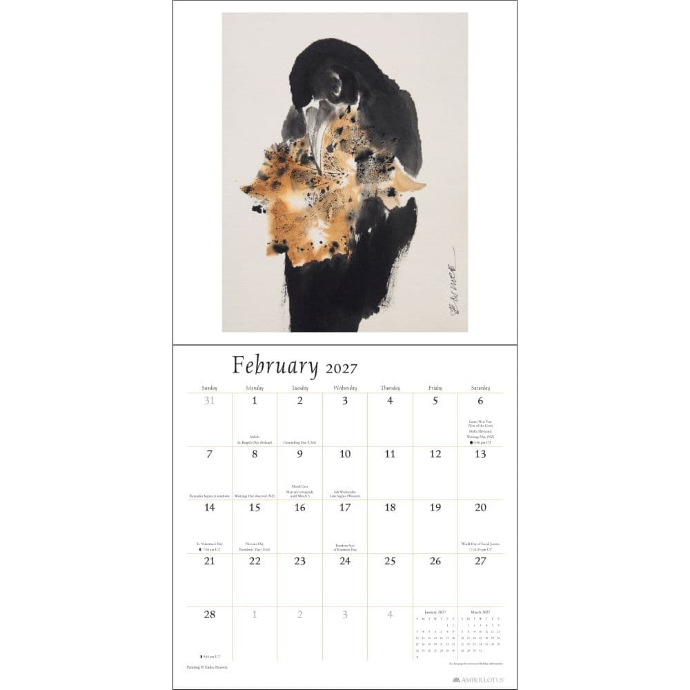 Artful Crow 2027 Wall Calendar Third Alternate Image