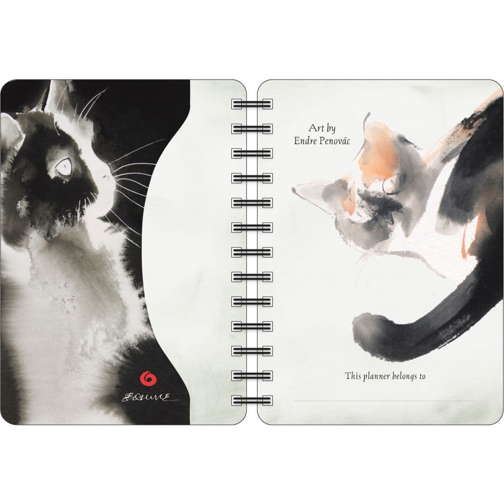 Artful Cat 2027 Weekly Planner First Alternate Image