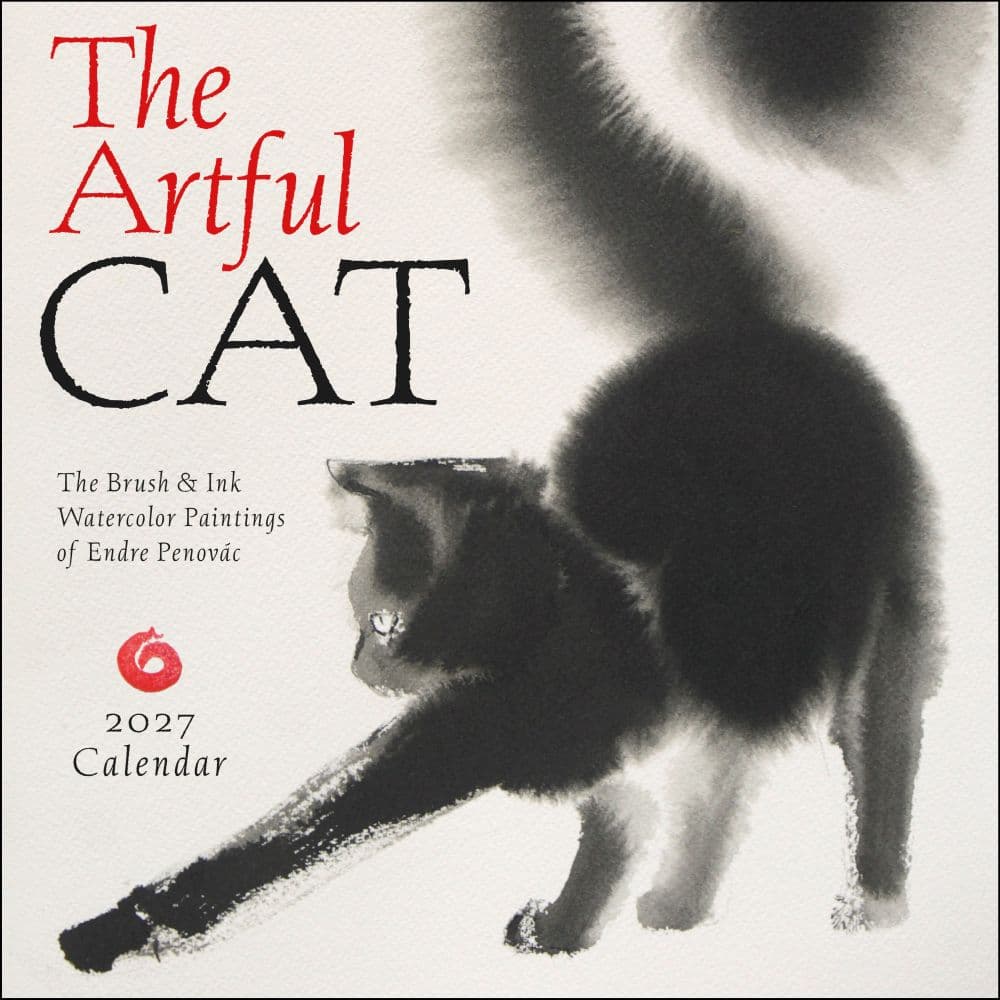 image Artful Cat 2027 Wall Calendar Main Product Image