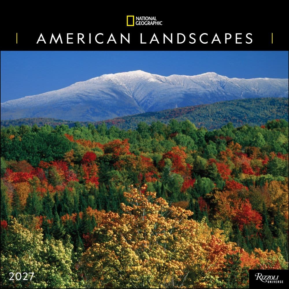 National Geographic American Landscapes 2027 Wall Calendar Main Product Image