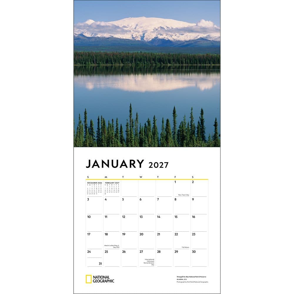 National Geographic American Landscapes 2027 Wall Calendar First Alternate Image