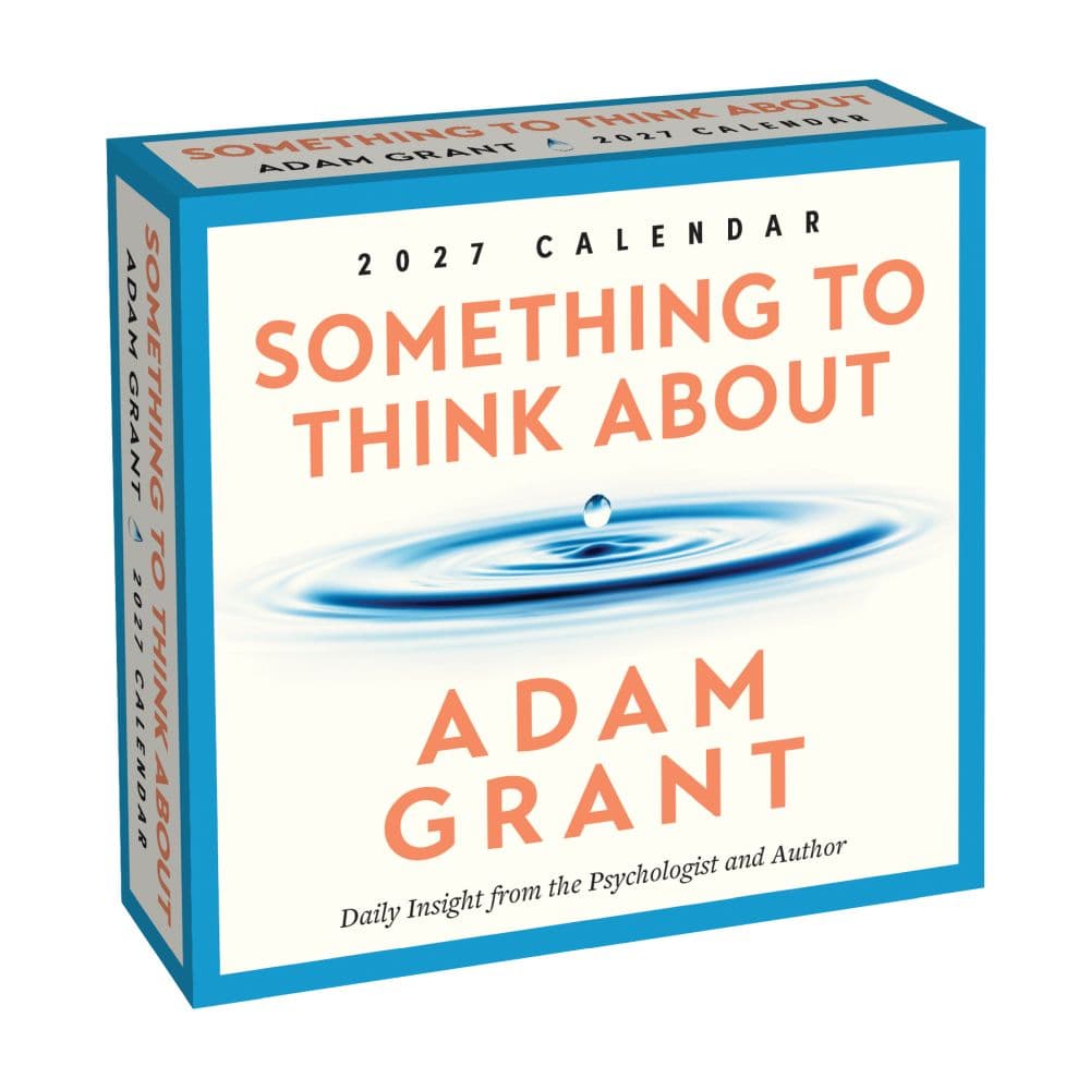 Adam Grant 2027 Desk Calendar Main Product Image