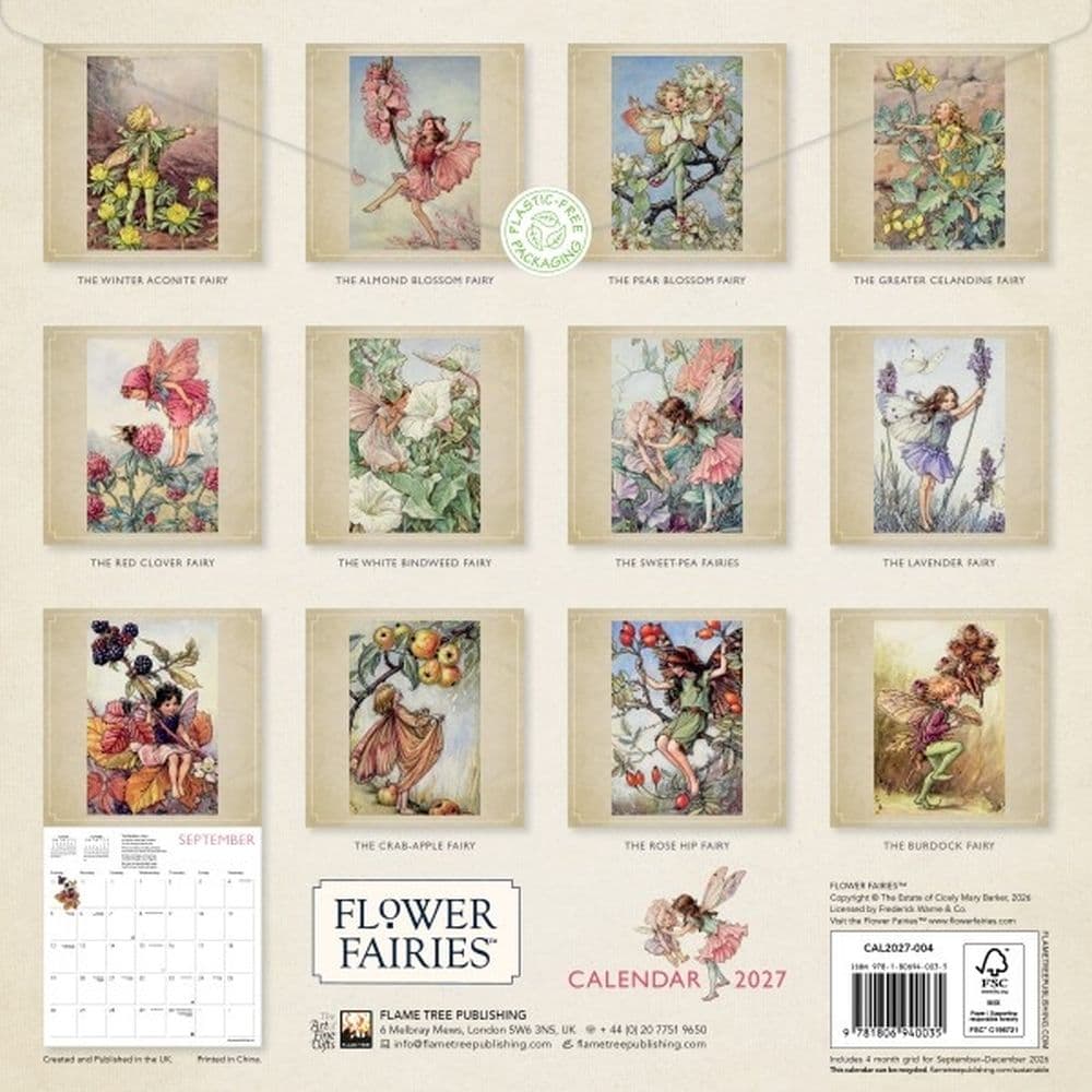 Flower Fairies 2027 Wall Calendar First Alternate Image