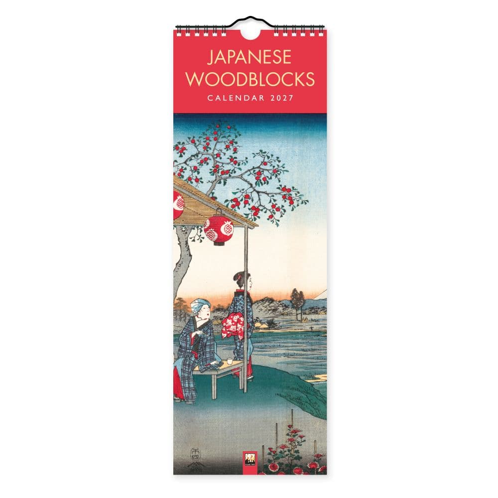 image Japanese Woodblocks 2027 Slim Wall Calendar Main Product Image