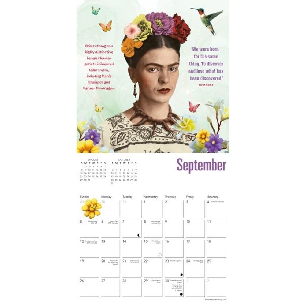Frida Kahlo Life of an Icon 2027 Mini Wall Calendar Third Alternate Image