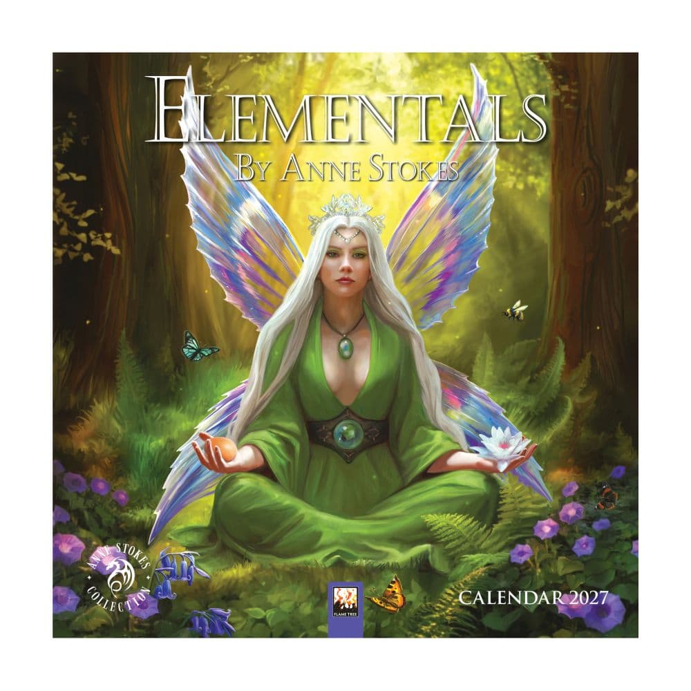 image Anne Stokes Elementals 2027 Mini Wall Calendar Main Product Image