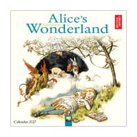 image British Library Alices Adventures in Wonderland 2027 Mini Wall Calendar Main Product Image