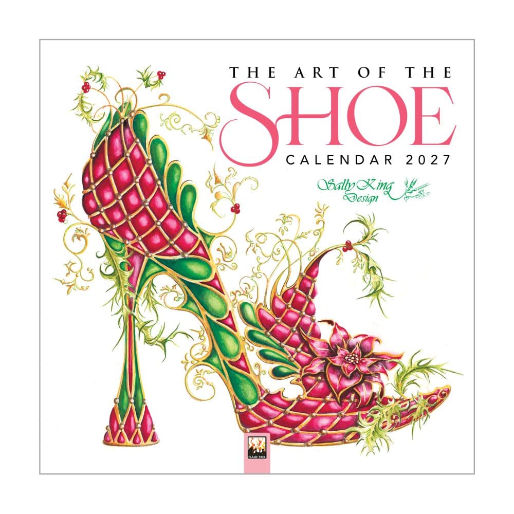 image Sally King Design The Art of the Shoe 2027 Mini Wall Calendar Main Product Image