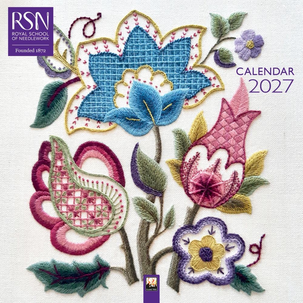 Royal School of Needlework 2027 Wall Calendar Main Product Image