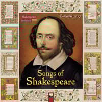 image Shakespeare Birthplace Trust Songs of Shakespeare 2027 Wall Calendar Main Product Image