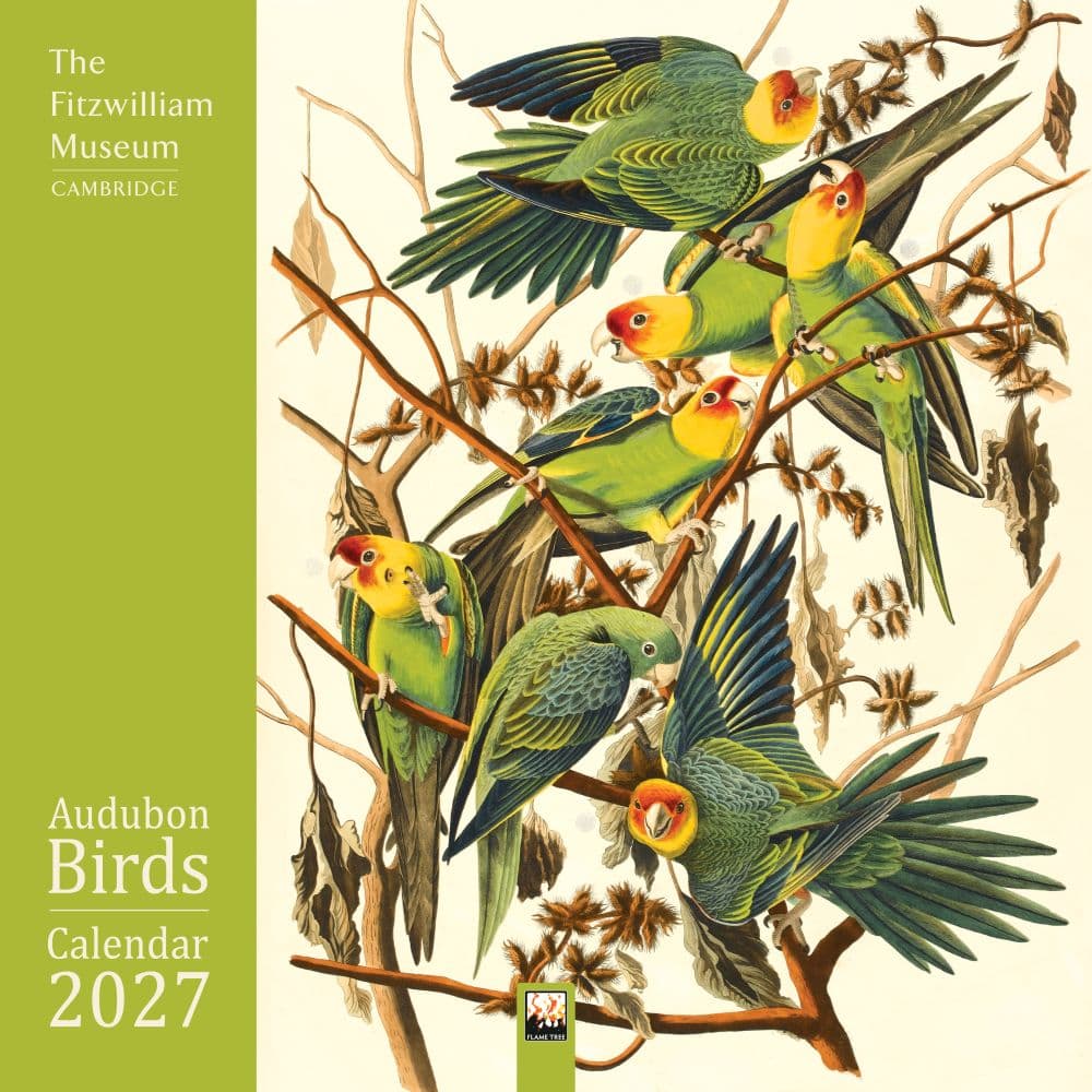 Fitzwilliam Museum Audubon Birds 2027 Wall Calendar