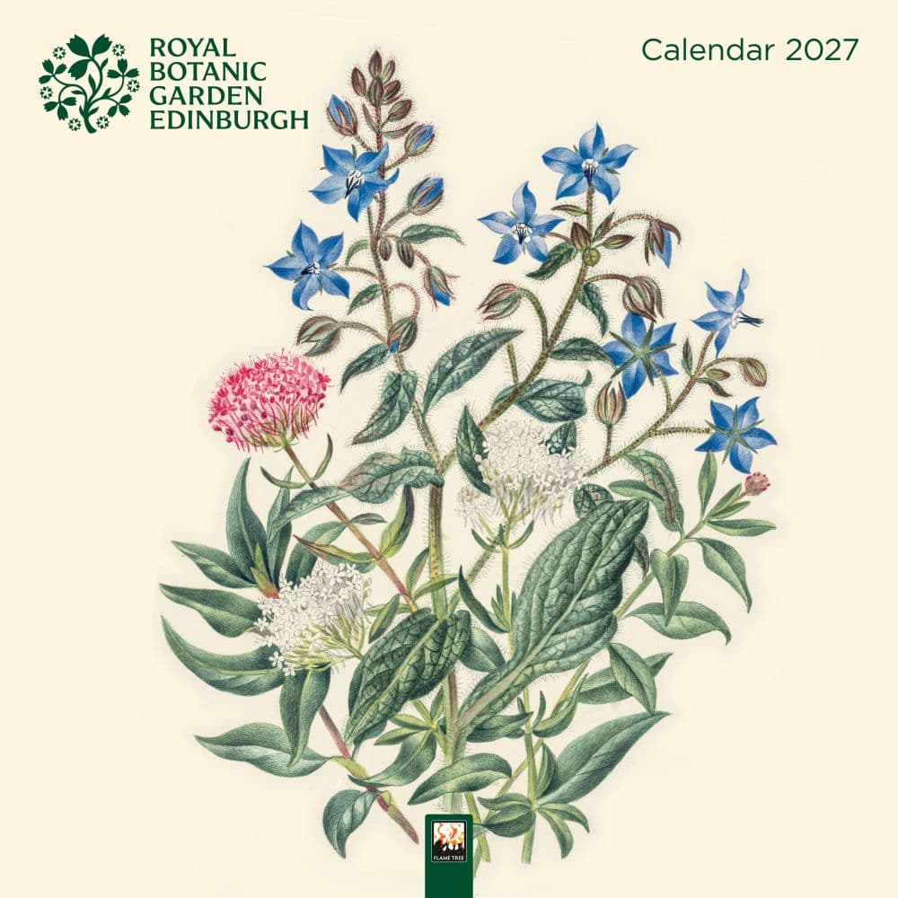Royal Botanic Gardens Edinburgh 2027 Wall Calendar Main Product Image