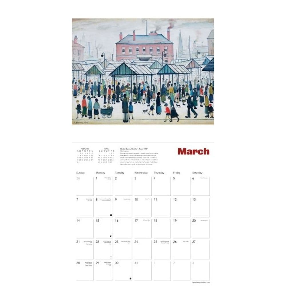 Lowry 2027 Wall Calendar Second Alternate Image