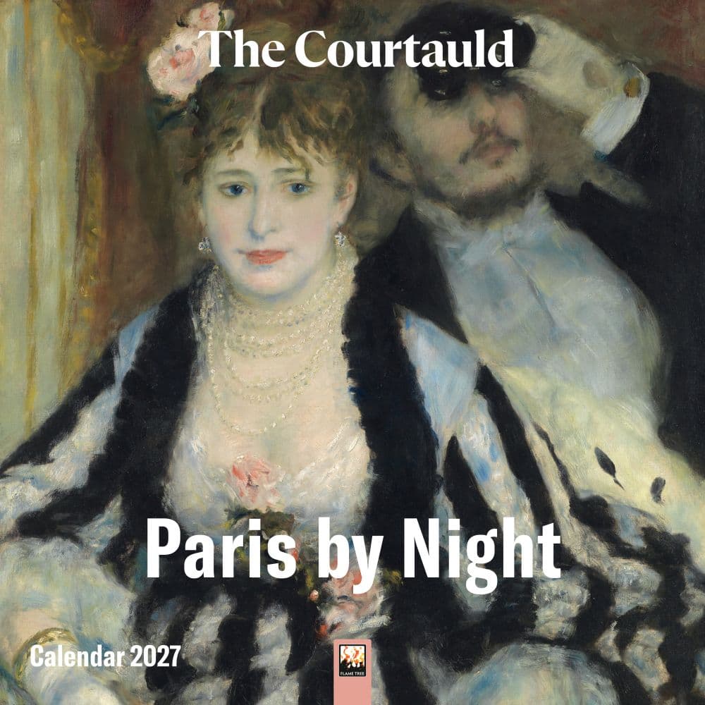 image The Courtauld Paris by Night 2027 Wall Calendar Main Product Image