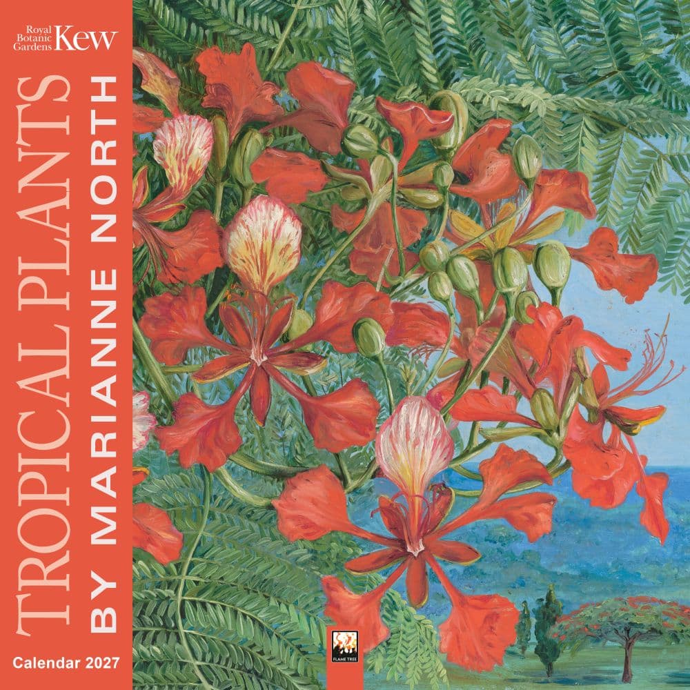 image Kew Gardens Tropical Plants by Marianne North 2027 Wall Calendar Main Product Image