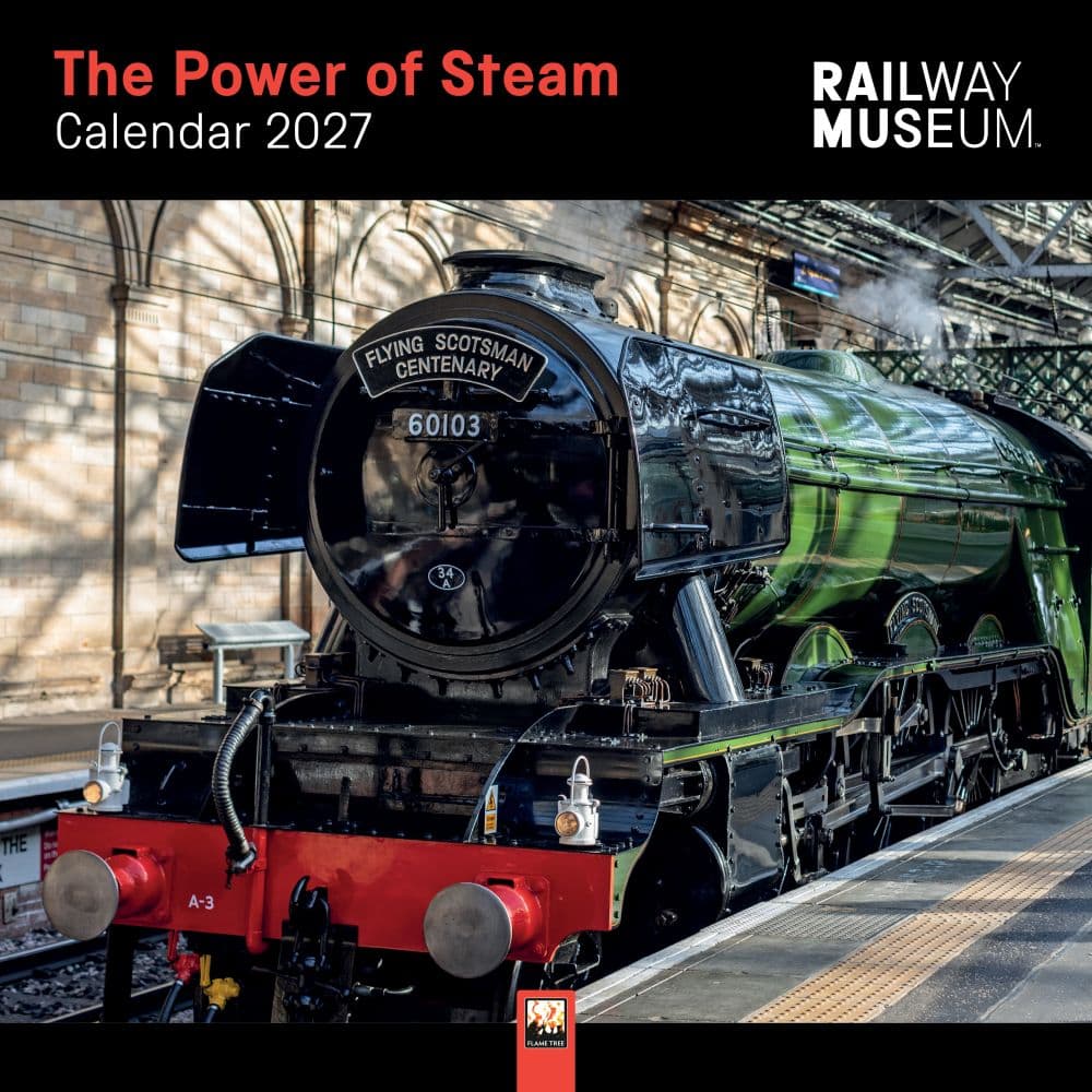 image National Railway Museum The Power of Steam 2027 Wall Calendar Main Product Image