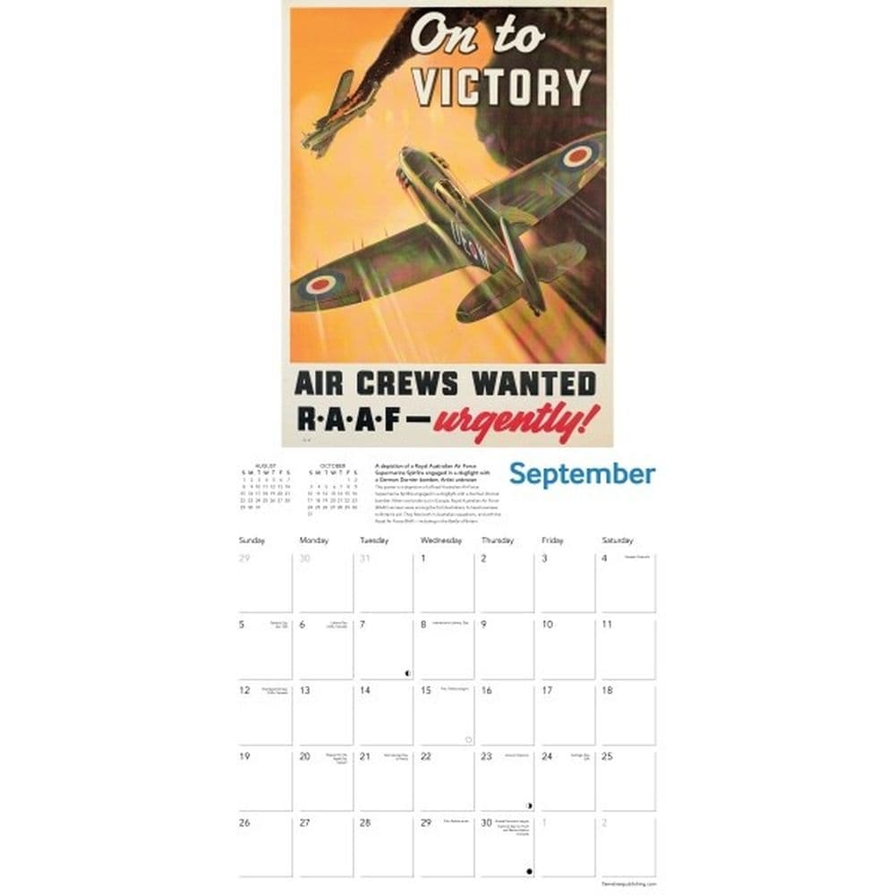 Imperial War Museums Spitfires 2027 Wall Calendar Third Alternate Image