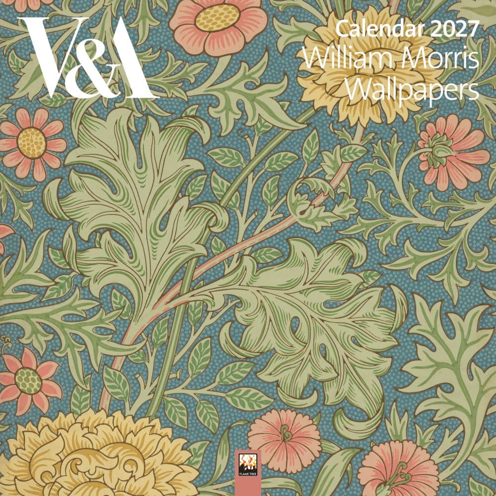 image VandA William Morris Wallpapers 2027 Wall Calendar Main Product Image