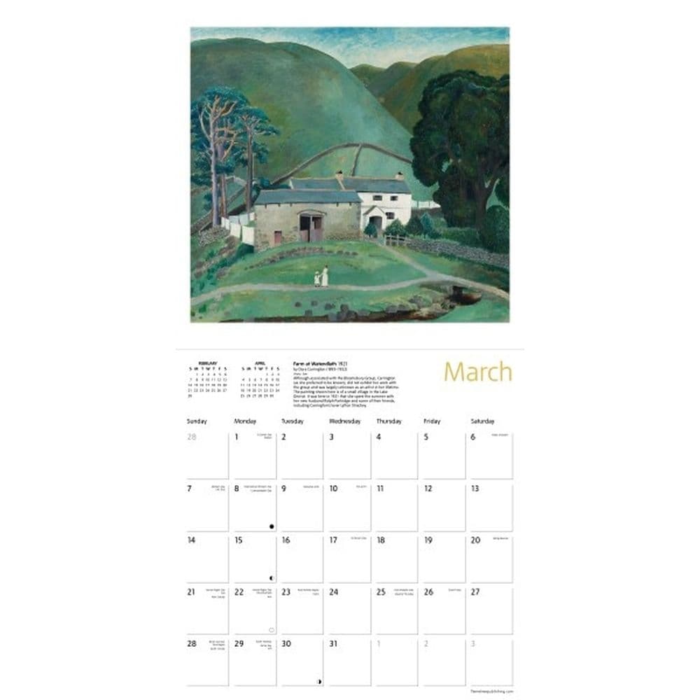 Tate Bloomsbury Group 2027 Wall Calendar Second Alternate Image