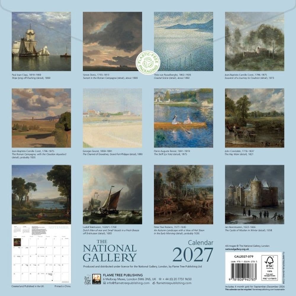 The National Gallery 2027 Wall Calendar First Alternate Image