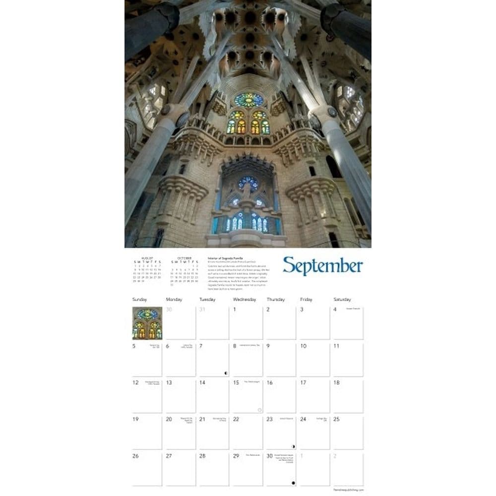 Gaudi 2027 Wall Calendar Third Alternate Image