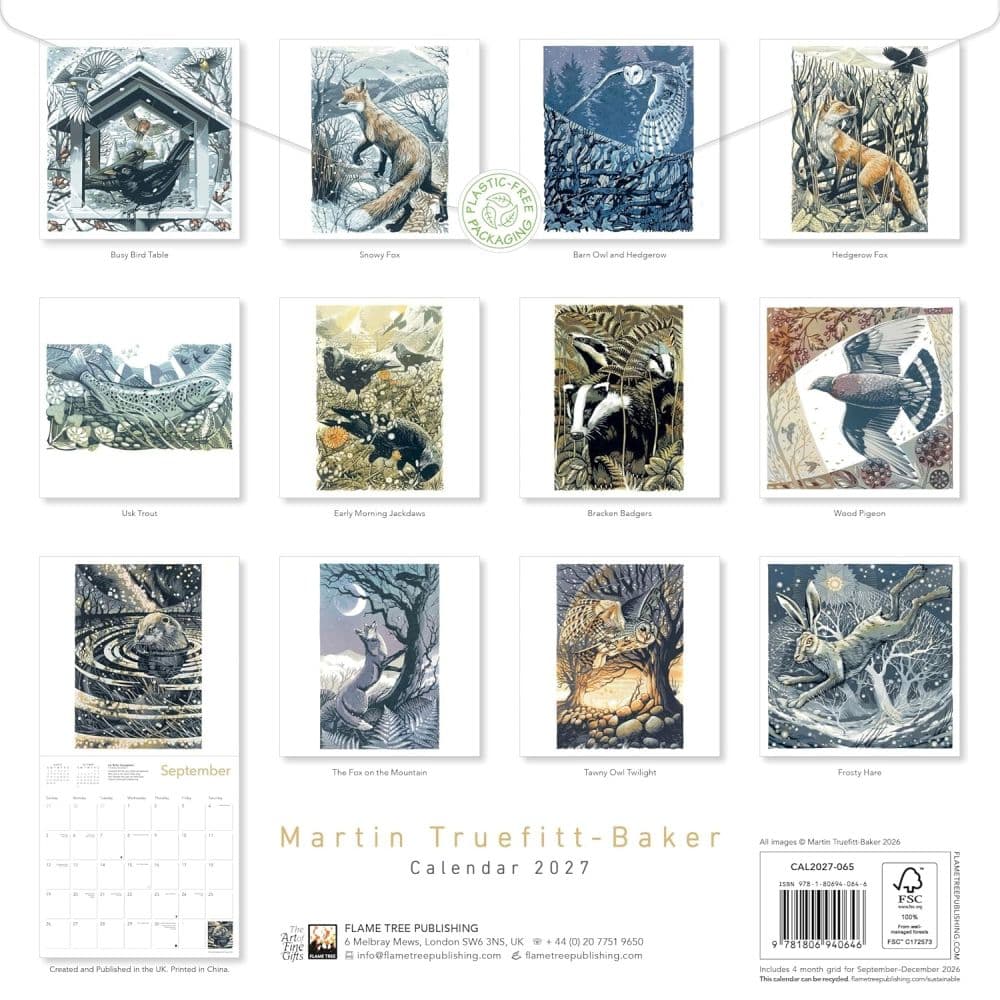Martin Truefitt-Baker 2027 Wall Calendar First Alternate Image