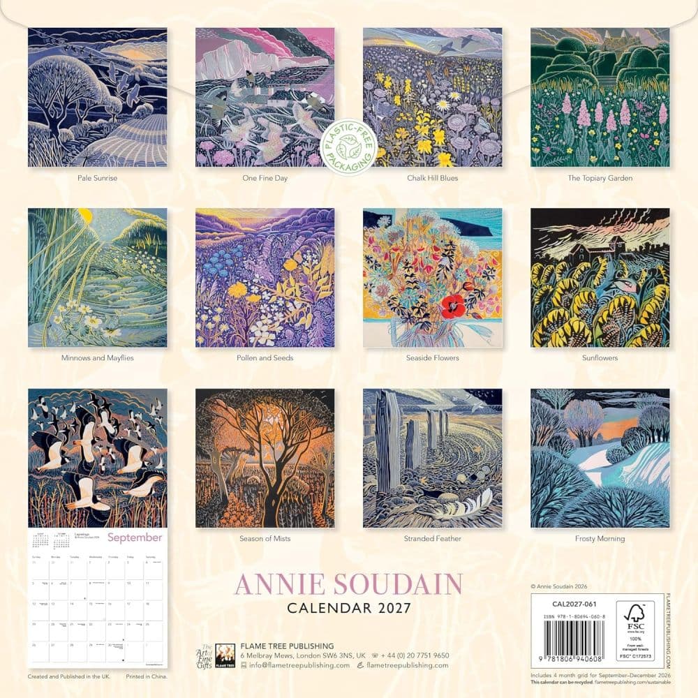 Annie Soudain 2027 Wall Calendar First Alternate Image