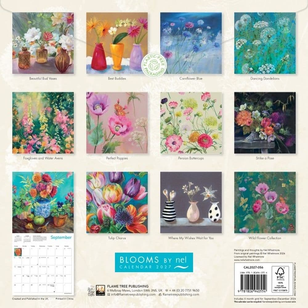 Blooms by Nel Whatmore 2027 Wall Calendar First Alternate Image