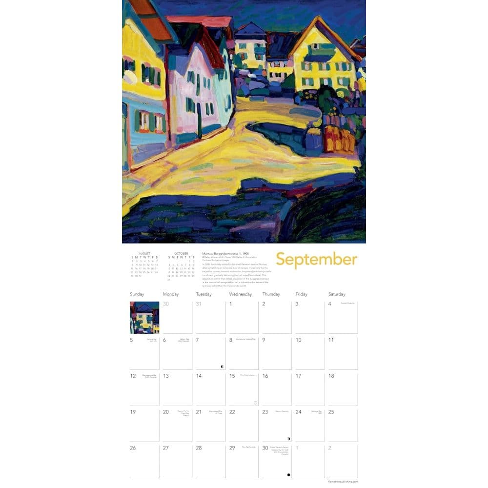Wassily Kandinsky 2027 Wall Calendar Third Alternate Image